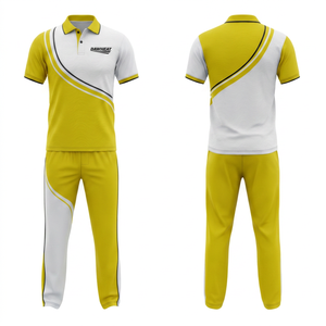 <b>Cricket</b> Team Uniform with Custom Logo Sublimation Design Options | Men Women Youth <b>Cricket</b> Wears Polo Shirt and Trouser - Product Image 5