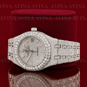 Reloj Automático de Lujo con Diamantes para Hombre, Reloj de Pulsera Mecánico de Acero Inoxidable, Estilo Hip Hop, Joyería Brillante - Product Image 3