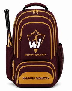 Mochila Deportiva de Nailon WARPRO INDUSTRY de 30-40L con Diseño de Logotipo y Múltiples Bolsillos - Product Image 1