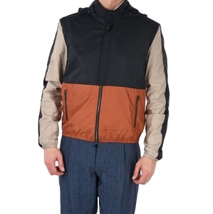 High Quality Nylon Windbreaker <b>Jacket</b> <b>Men</b> Sportswear Custom Patchwork Color Designer <b>Running</b> <b>Jacket</b> For Summer Wear - Product Image 2