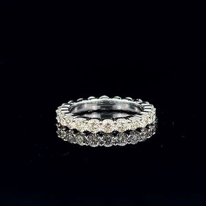Élégante bague éternité en diamant naturel 14 carats, pleine de diamants étincelants, parfaite pour les bijoux de mariage, vente en gros - Product Image 1
