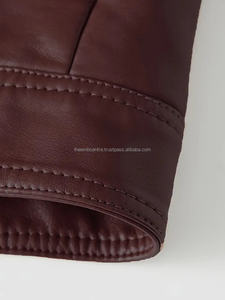 High Quality Customized Logo Leather <b>Jacket</b> Fashion Whole Selling Price Clothing Windproof Heavy Duty Leather <b>Jacket</b> for Men - Product Image 5