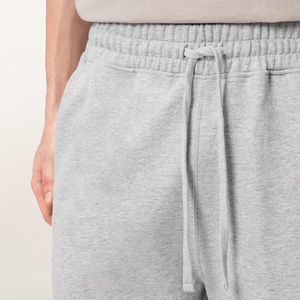 Shorts de sport pour homme en coton 100% léger, respirant, écologique, non tissé, à séchage rapide, avec cordon de serrage, couleur unie, décontracté - Product Image 4