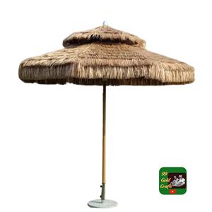 Foldable thatch grass umbrella cover 1.8m 2.1m 2.6m Traditional Design Roofing <b>Sheet</b> Thatch Style Thatch Roof <b>Tiles</b> - Product Image 1