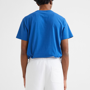 Pantalones Cortos de Lona con Cinta en Contraste para Hombre, Marca Personalizada de Alta Calidad, 100% Algodón Antiarrugas, Estilo Hip Hop, para Gimnasio y Verano - Product Image 5