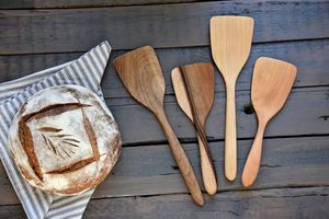 Handcrafted Natural Mango Wood Spoon Set Handmade Kitchen <b>Utensils</b> for Cooking Serving and Baking - Product Image 2