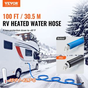 Tubo Acqua Riscaldato per Camper da 30 Metri con Copertura Corrugata, Sistema Antigelo Automatico Autorregolante a 45°F per Accessori Esterni - Product Image 2