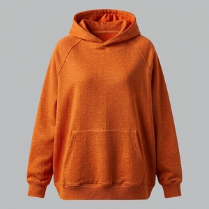 Sudadera con Capucha de Corte Regular, Media Cremallera, Forro y Estampado de Dibujos Animados, de Poliéster/Algodón Ecológico, Informal, para Hombre, Ropa de Primavera - Product Image 1