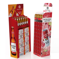 Support de présentation pliable et lavable pour bouteilles de vin, bière et autres boissons, en carton ondulé écologique