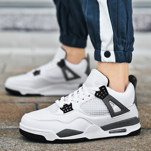 Baskets de basketball montantes respirantes, nouvelle collection automne 2026, avec coussin d'air, tendance mode, chaussures de sport décontractées pour couple homme et femme - Product Image 2