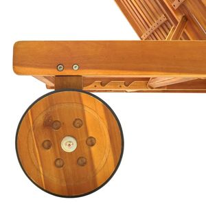 Lettino con cuscini in legno massello di Acacia con Patio per 2 persone - Product Image 4