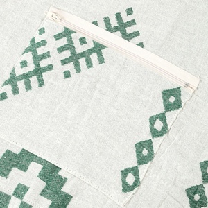 Pera Transformer Bolsa de playa Toalla personalizada turca Toalla de baño de algodón sin arena con logotipo Estampado personalizado Adultos Fouta Pestemal - Product Image 3