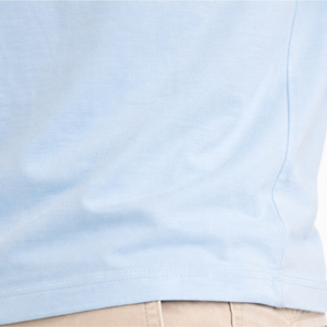 เสื้อยืดคอกลมผู้ชาย แขนสั้น ผ้าฝ้าย ทรงเข้ารูป สีพื้น พรีเมียม สวมใส่สบาย ระบายอากาศได้ดี - Product Image 5