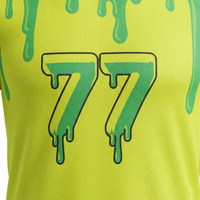Uniforme de football américain/soccer personnalisé imprimé numériquement en polyester/coton, short respirant vert, tenue d'équipe grande taille