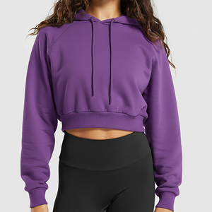 Sweat à capuche pour femme, style streetwear, en coton molletonné 330 GSM, tissu brossé doux, marché européen, sweat à capuche basique premium pour femme, 80% coton - Product Image 5