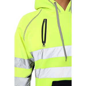 Mens Reflective <b>Utility</b> Outerwear Safety Jacket Designed For Construction Logistics Warehouse And Service Work - Product Image 3