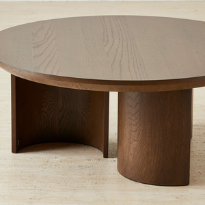 Oversized Wooden Coffee Table, Handmade <b>Solid</b> <b>Wood</b> Center Table, Rustic Farmhouse Living Room Furniture - Product Image 6