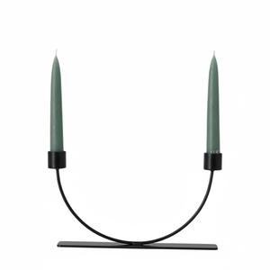 Modern <b>Silver</b> Metal Elegant 2 Arm Serpentine <b>Candle</b> <b>Holder</b> Stand Unique Sculptural Wedding Centerpiece Home Decor Gift - Product Image 4