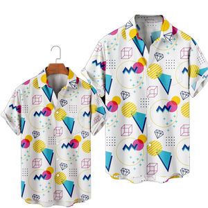 Camisa Hawaiana Aloha de Alta Calidad con Estampado Personalizado para Hombre, Camisa Hawaiana Casual con Botones, de Primera Calidad - Product Image 3