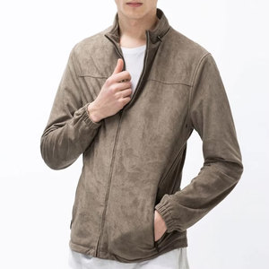 Veste en cuir marron pour hommes, vente en gros, haute qualité, logo personnalisé, vêtement d'extérieur, veste en cuir véritable souple - Product Image 6