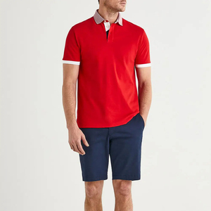 Vente en gros usine – Polos pour hommes brodés avec logo personnalisé, 100 % coton respirant, style décontracté – Promotion - Product Image 2