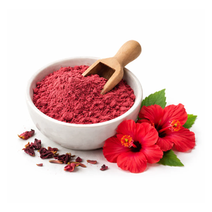 Polvo de Flor de Hibisco 100% Puro y Orgánico, Polvo Herbal Seco para Té, Smoothies, Ingredientes Alimenticios y Uso Cosmético - Product Image 2