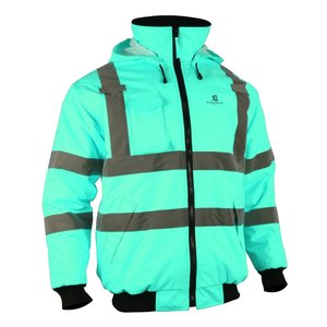 Chaqueta de Trabajo Impermeable y Reflectante para Hombre, Alta Visibilidad, Invierno, Seguridad, Construcción, Resistente al Viento, 2026 - Product Image 2