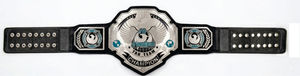 Ceinture de championnat de lutte en équipe, en PU noir, durable, unisexe, équipement d'arts martiaux, ceinture de titre de lutte, nom et logo personnalisés - Product Image 2