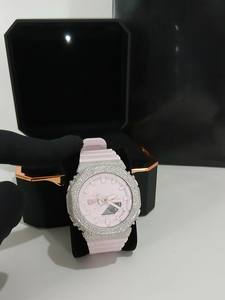 Boîtier de montre GM2100 style Hip Hop, serti de diamants Moissanite VVS, affichage numérique, nouvelle mode - Product Image 6