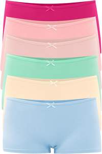 Braguitas tipo bóxer para mujer, suaves y refinadas, tejido liso, transpirable, elástico, cómodo, cobertura total, uso diario, ODM - Product Image 4