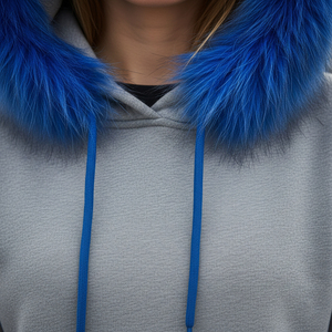 Wholesale Women Heavyweight <b>Sherpa</b> Faux Fur <b>Lined</b> Zipper-Up <b>Hoodie</b> Custom Logo Thick Fleece Embroidered Winter Warm Anti-Shrink - Product Image 4
