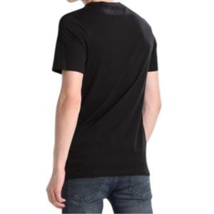 เสื้อยืดปักลายหมวกซานต้าคริสต์มาสสำหรับผู้ชายใหม่ เสื้อยืดผ้าฝ้ายสีดำสำหรับวันหยุด เสื้อแขนสั้นลำลองสำหรับเทศกาลสำหรับแฟชั่นฤดูหนาว - Product Image 2