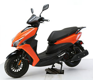 ईक/coc यूरो5 + प्रमाणित 50cc डेलप्फी गैसोलीन स्कूटर मोपेड मोटरसाइकिल जर्मनी - Product Image 1