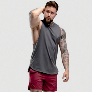 Bodybuilding Stringer Tank Top Men Mesh Gym Sleeveless T-shirt Men Fitness Vest <b>Singlets</b> Sportswear Workout Tanktop - Product Image 3