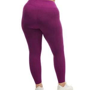 Leggings pour femmes, leggings longs sans couture, coupe slim, taille haute, confortables, couleurs en stock, design personnalisé, fabricant OEM ODM - Product Image 4