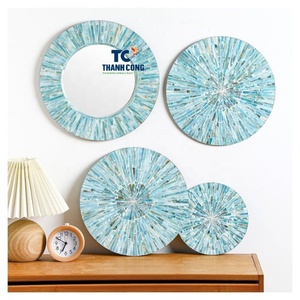 Espejo de ratán OEM de confianza para distribuidores con diseño de espejo de tocador de ratán de primera calidad y precios de exportación - Product Image 1