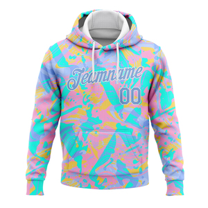 Sweat-shirts à capuche multicolores en sublimation, respirants et à séchage rapide, vêtements de sport pour hommes adultes, sweats à capuche pour l'entraînement - Product Image 5