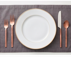 Ensemble de couverts couleur cuivre avec finition miroir, couteau, fourchette, cuillère, design moderne, résistant à la rouille, couverts en métal pour la table de mariage - Product Image 3
