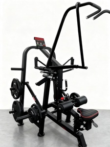 Máquina de remo con carga de placas <span class=keywords><strong>para</strong></span> ejercitar hombros, brazos <span class=keywords><strong>y</strong></span> músculos centrales, tipo Super Lat Pulldown <span class=keywords><strong>y</strong></span> Low Row Trainer - Product Image 1