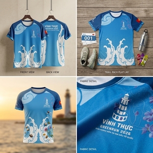 Camiseta de Running Personalizada para Eventos de Maratón, al por Mayor, Absorbente de Humedad, Unisex, Manga Corta, Ropa Deportiva de Poliéster - Product Image 2