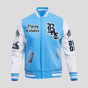 Veste universitaire personnalisée unisexe la plus vendue, style baseball, avec logo brodé, qualité supérieure, mode urbaine, fabricant d'usine - Product Image 2