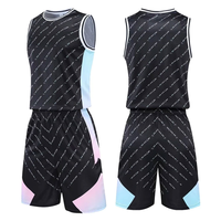 Seragam Basket Cepat Kering dan Bernapas, Cetak Logo Sesuai Pesanan, Seragam Basket dengan Nama dan Nomor Tim Kustom