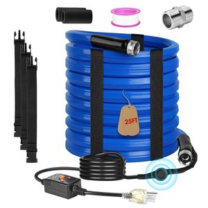 Tubo Acqua Riscaldato Antigelo da 25FT per Camper con Termostato, 45 Gradi F, Diametro Interno 5/8, per Accessori Esterni - Product Image 1