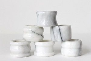 <b>Hand</b> Crafted Design Marble Napkin <b>Ring</b> Stone Napkin <b>Ring</b> Terrazzo Napkin <b>Rings</b> Marble Napkin <b>Holder</b> at very low wholesale Price - Product Image 5