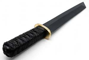 Cuchillo Tanto de Acero al Carbono Forjado a Mano, Cuchillo Utilitario de Hoja Fija para Actividades al Aire Libre - Product Image 6