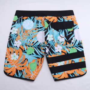 Trajes de Baño para Hombre con Estampado Tropical, Secado Rápido, Ligeros, Shorts de Playa con Cordón Ajustable en la Cintura - Product Image 2