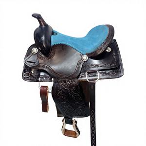 Venta al por mayor 100% cuero caballo jinetes asiento alfombra mejor calidad reutilizable sillines australianos con madera árbol duradero exportación-listo - Product Image 1