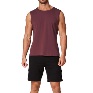 เสื้อกล้ามออกกำลังกายผู้ชายไซส์ใหญ่ ระบายอากาศ แห้งเร็ว ผ้าถัก สวมใส่สบาย ขายดี ราคาส่ง รับสกรีนโลโก้ - Product Image 1