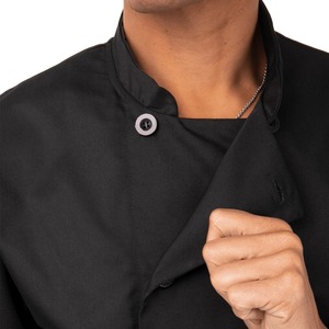 Chaqueta de Chef Unisex de Manga Corta, Ligera y Transpirable, de Lona de Algodón y Poliéster, para Camareros de Hotel y Restaurante - Product Image 3