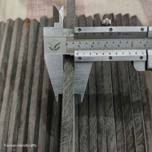 Écailles de corne de buffle noires modernes écologiques artisanales de 20 cm de long pour manches de couteaux à prix de gros - Product Image 6